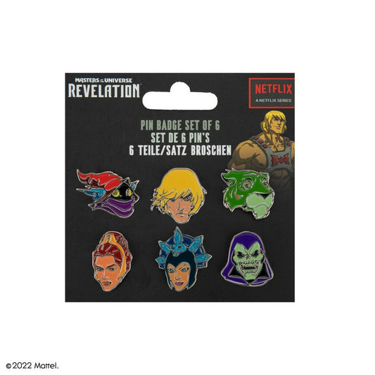  Masters of the Universe: Pin Badges Set of 6  4895205610279