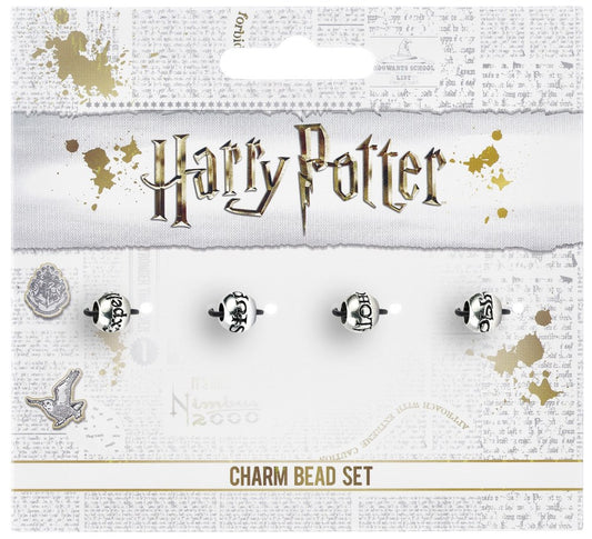  Harry Potter: Charm Bead Set - Set of 4 Spell Beads  5055583407208