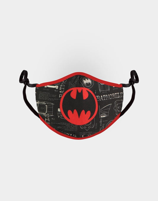  DC Comics: Batman Red Logo Adjustable Face Mask  8718526125740