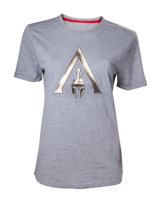  Assassin's Creed Odyssey: Embossed Logo Women's T-Shirt - Size S  8718526264968