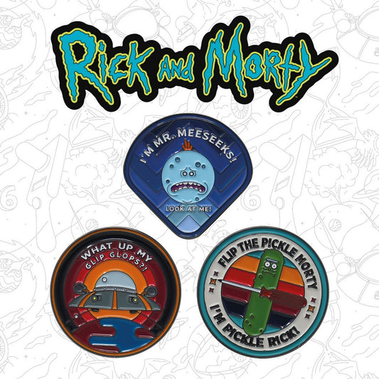 Rick and Morty: Limited Edition Pin Badge Set  5060948290159