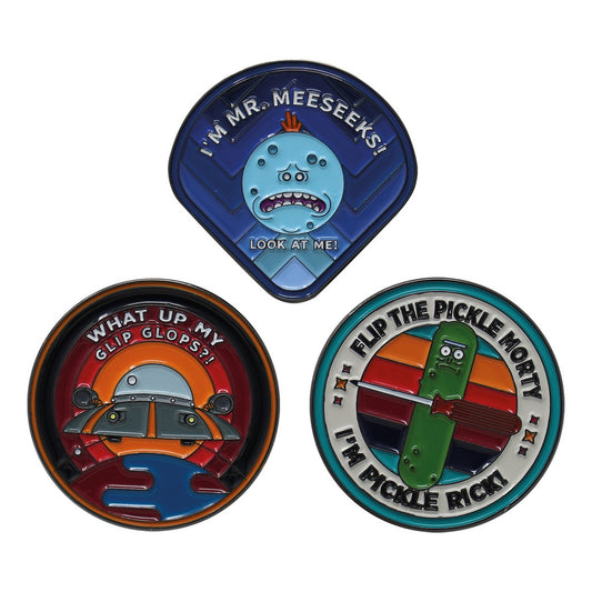  Rick and Morty: Limited Edition Pin Badge Set  5060948290159