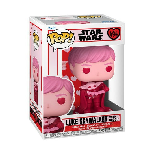  Pop! Star Wars: Valentines S2 - Luke Skywalker and Grogu  0889698601252