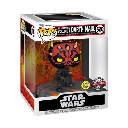  Pop! Star Wars: Red Saber Series Vol. 1 - Glow in the Dark Darth Maul  0889698632942