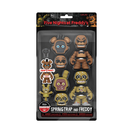  Five Nights At Freddy's Snap: Freddy &amp; Springtrap 2-Pack  0889698649247