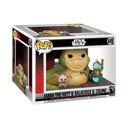  Pop! Deluxe: Return of the Jedi 40th Anniversary - Jabba with Salacious  0889698707428