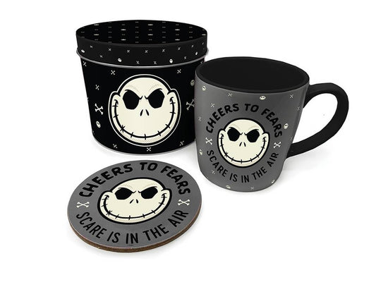  The Nightmare Before Christmas: Cheers and Fears Mug and Coaster in Tin  5050293854663