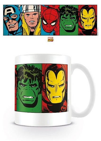  Marvel: Retro Faces Mug  5050574234436