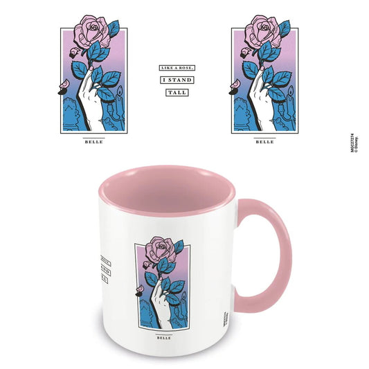  Disney: Disney Princess - Belle Rose Pink Coloured Mug  5050574272742