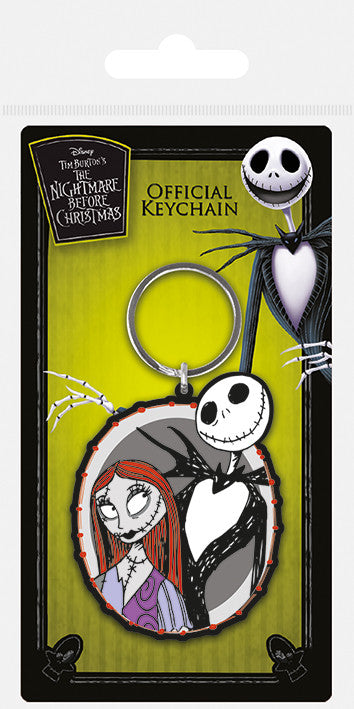  Nightmare Before Christmas: Jack and Sally Rubber Keychain  5050293388571