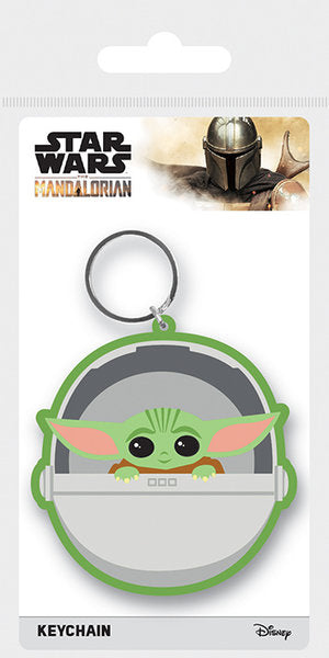 Star Wars: The Mandalorian - The Child Rubber Keychain  5050293390611