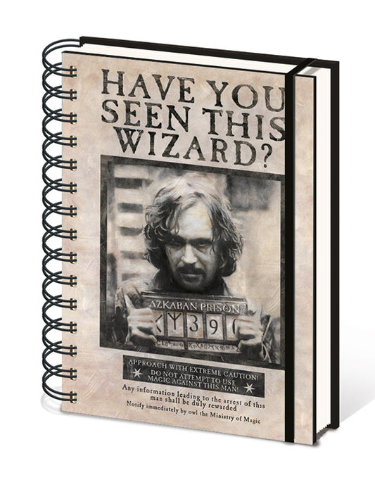  Harry Potter: Wanted Sirius Black A5 Notebook  5051265722522