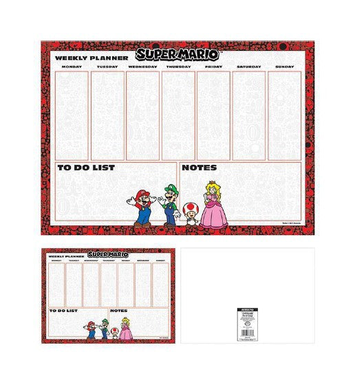  Super Mario: Weekly Desk Planner  5051265738165