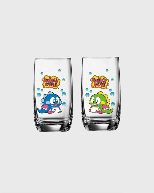  Bubble Bobble: Bub and Bob Drinking Glass Set of 2  4251972807265
