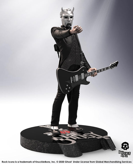  Rock Iconz: Ghost - Nameless Ghoul Black Guitar Statue  0655646625089