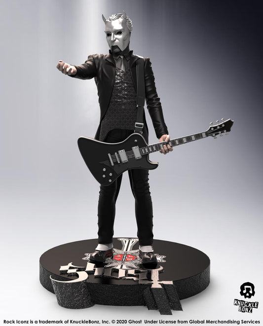  Rock Iconz: Ghost - Nameless Ghoul Black Guitar Statue  0655646625089