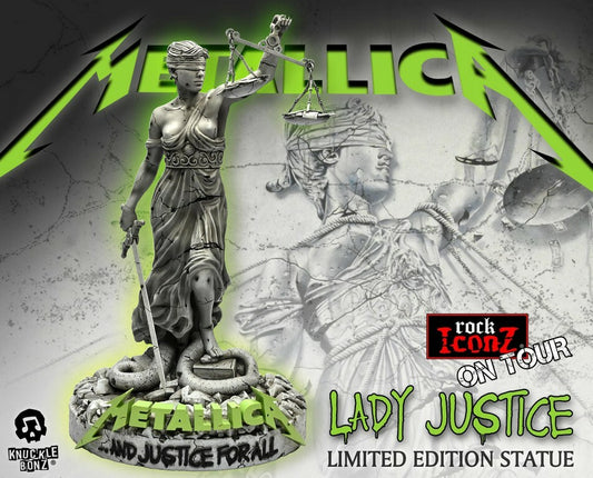  Rock Iconz on Tour: Metallica - Lady Justice Statue  0785571595192