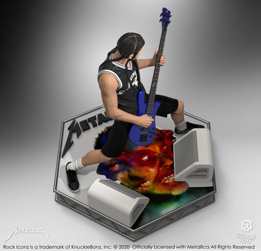  Rock Iconz: Metallica - Robert Trujillo Statue  0655646625294