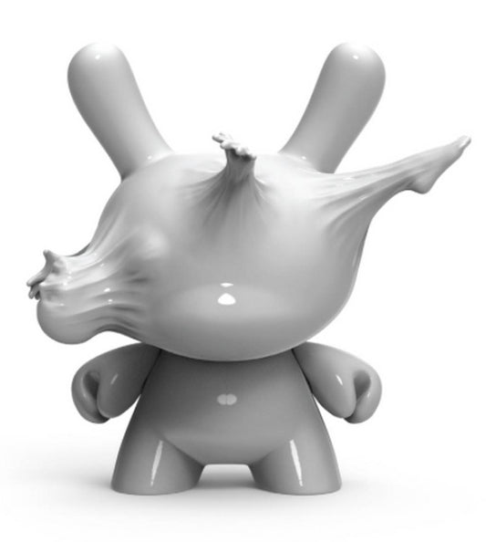  Dunny: Breaking Free 8 inch Resin Art Figure by WHATSHISNAME - White Edition  0883975175191