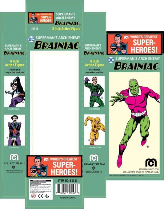  DC Comics: 50th Anniversary - Brainiac 8 inch Action Figure  0850042500538