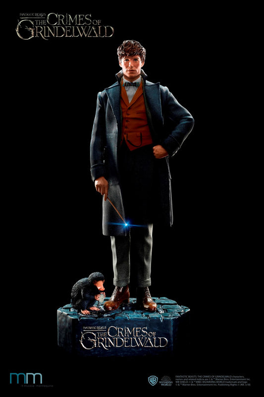 Fantastic Beasts: Newt with Niffler Life Sized Statue  1623155036589