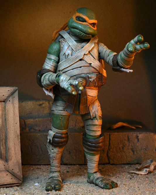  Universal Monsters x TMNT: Michelangelo as The Mummy 7 inch Action Figure  0634482541876