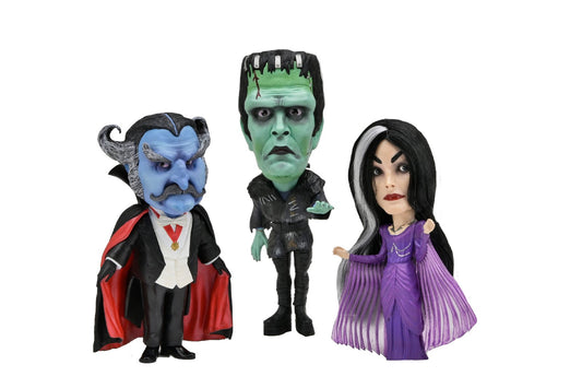  Rob Zombie's The Munsters: Retro Big Head Action Figure 3-Pack  0634482560938