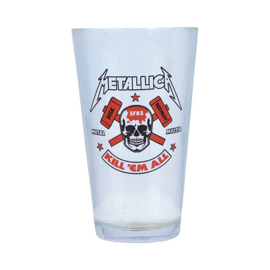  Metallica: Kill Em All Glassware  0801269147525