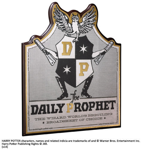  Harry Potter: Daily Prophet Wall Plaque  0849241002417
