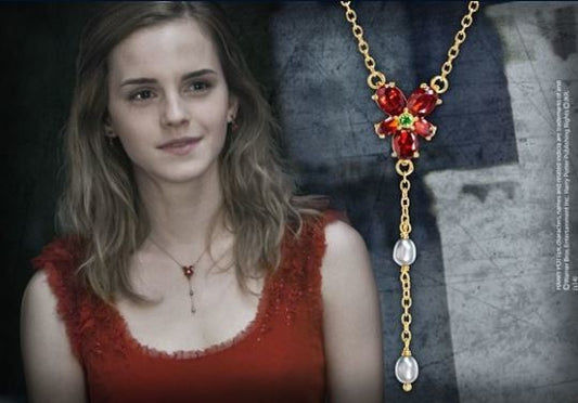  Harry Potter: Hermione's Red Crystal Necklace  0812370014606