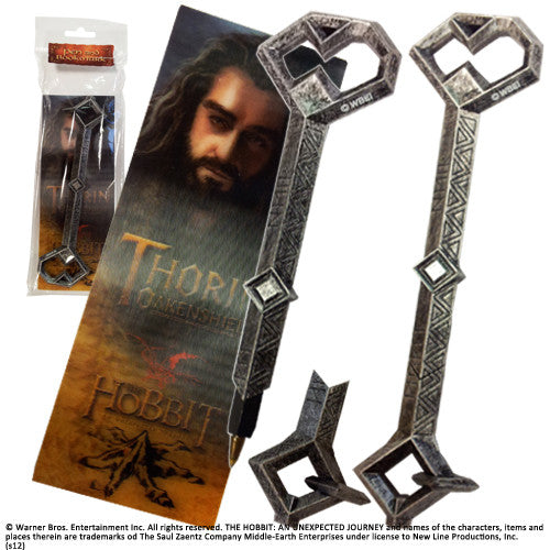  The Hobbit: Thorin Key Pen and Paper Bookmark  0812370016600