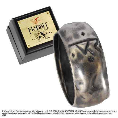  The Hobbit: Thorin Silver Rune Ring Size 13  1623155048322