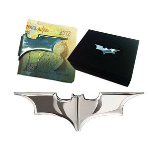  DC Comics: Batman Begins Batarang Dark Chrome Money Clip  1623155020113