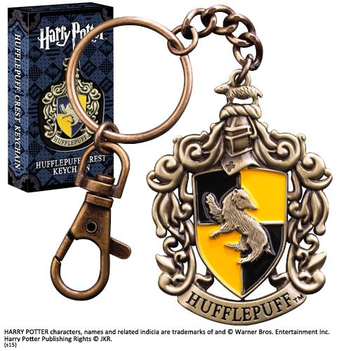  Harry Potter: Hufflepuff Crest Keychain  0849421002497