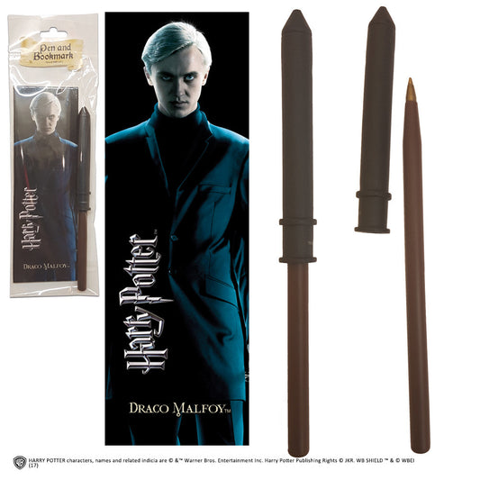  Harry Potter: Draco Malfoy Wand Pen and Bookmark  0849421003982