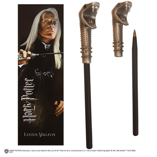  Harry Potter: Lucius Malfoy Wand Pen and Bookmark  0849421003999