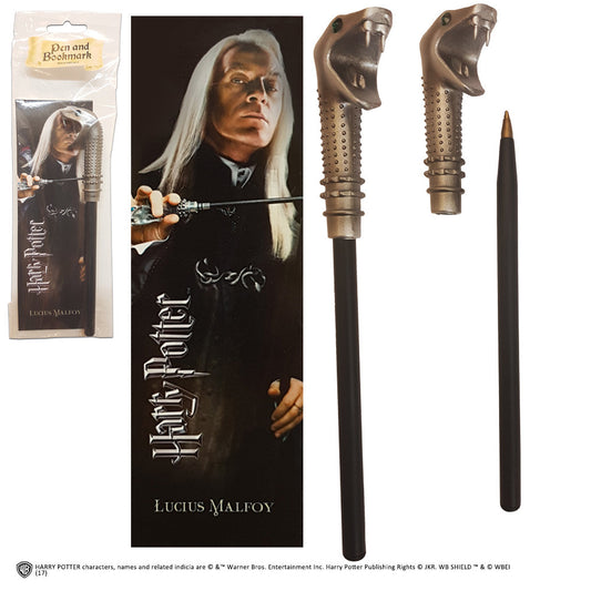  Harry Potter: Lucius Malfoy Wand Pen and Bookmark  0849421003999