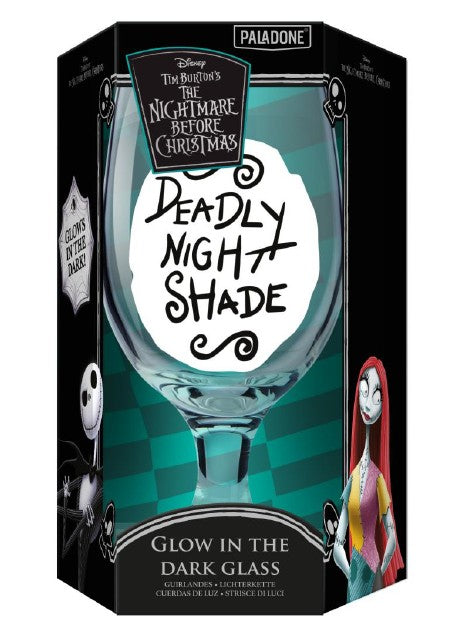  The Nightmare Before Christmas: Glow in the Dark Glass  5056577708998