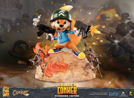  Conker's Bad Fur Day: Soldier Conker Statue  5060316624524