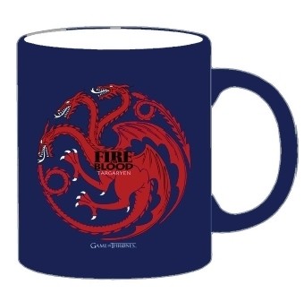  Game of Thrones: House Targaryen - Fire and Blood Mug Blue  8436541020658