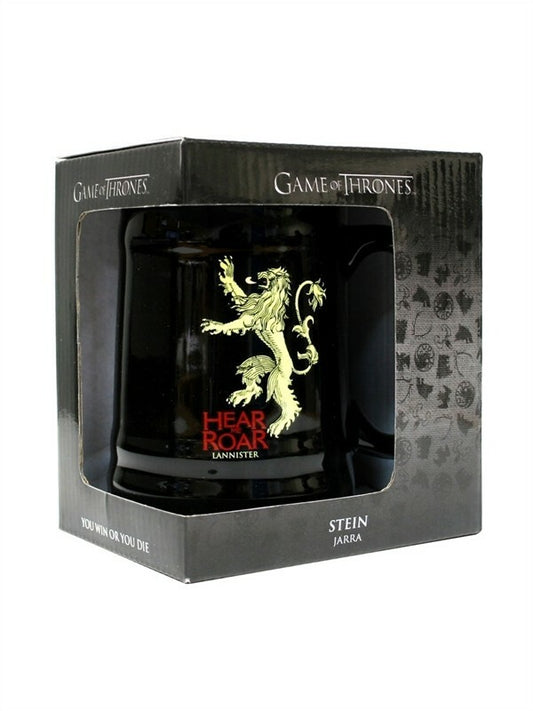  Game of Thrones: Lannister Black Ceramic Beer Stein  8436541028982