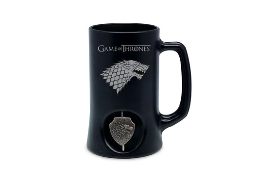  Game of Thrones: Stark Black Stein with Spinning Logo  8436546898030