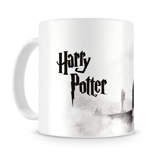  Harry Potter: Hogwarts Castle Black and White Mug  8435450206696