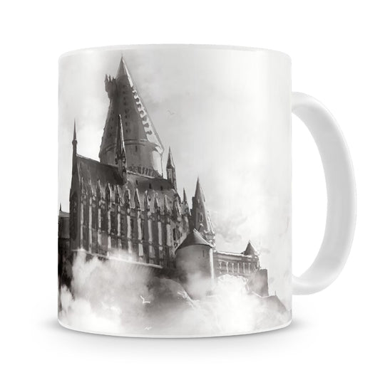 Harry Potter: Hogwarts Castle Black and White Mug  8435450206696