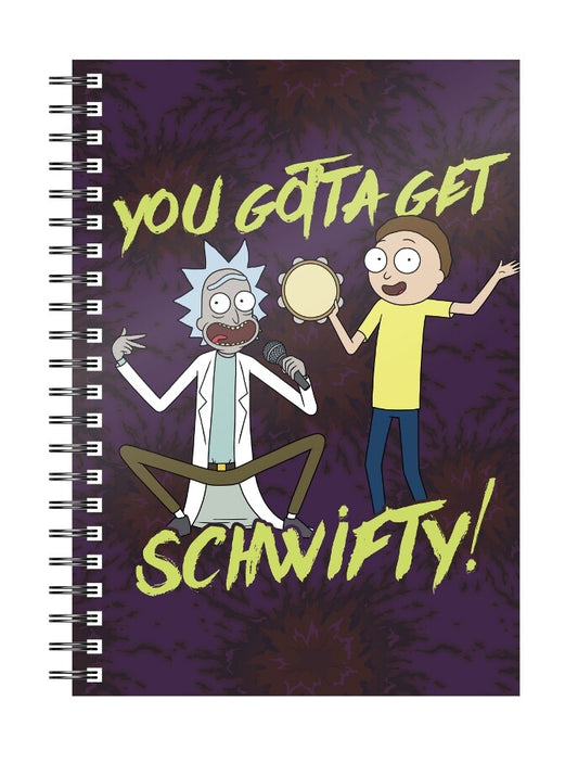  Rick and Morty: Schwifty Spiral Notebook  8435450246623
