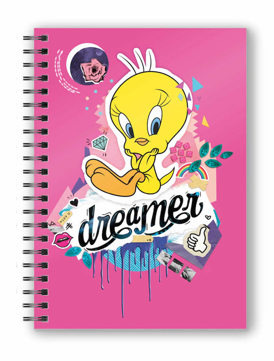  Looney Tunes: Tweety Dreamer Lenticular Spiral Notebook  8435450250514