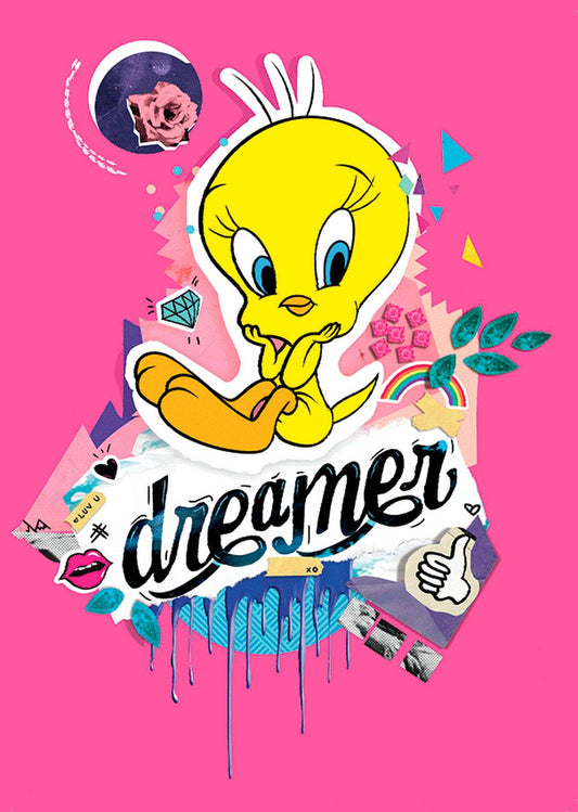 Looney Tunes: Tweety Dreamer Lenticular Spiral Notebook  8435450250514
