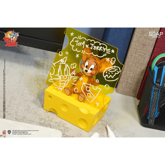  Tom and Jerry: Jerry Cheese Message Board PVC Statue  6974659904467
