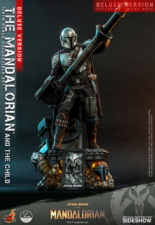  Star Wars: The Mandalorian - The Mandalorian and The Child Deluxe 1:4 Scale Figure Set  4895228607041