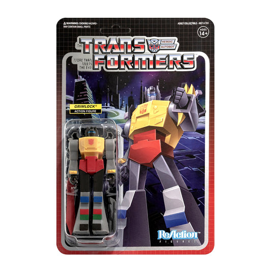  Transformers: Grimlock 3.75 inch ReAction Figure  0840049806764